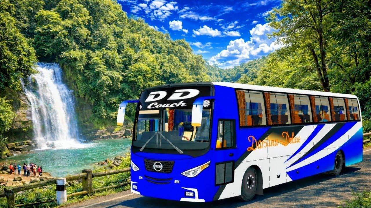 ফাইনালি দর্শনা ডিলাক্স Hino ak 1j non ac প্রিমিয়াম বাস স্কিন রিভিউ। Premium Skin Bussid v. 4.1.1
