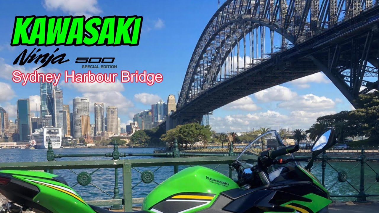 2025 Kawasaki Ninja 500 POV Sydney Harbour Bridge