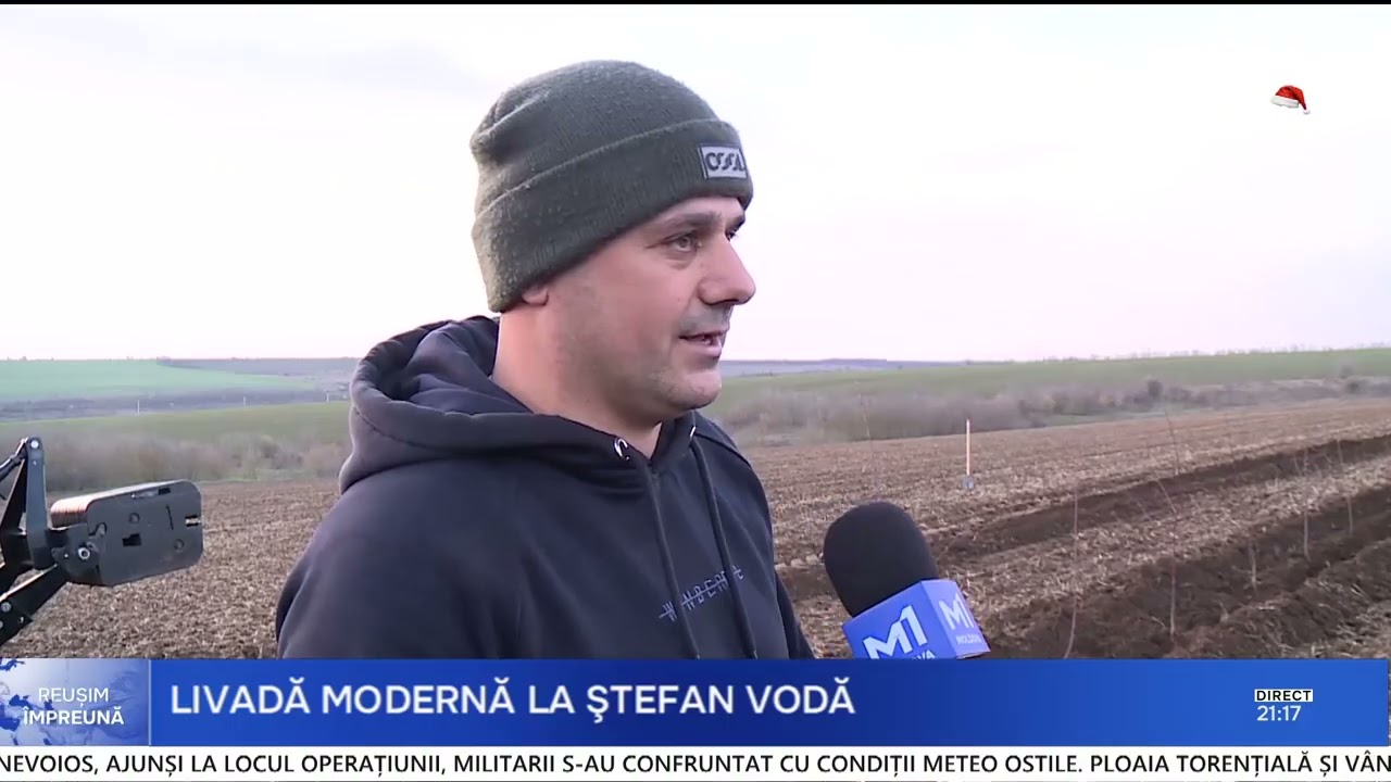 Livadă modernă la Ștefan-Vodă