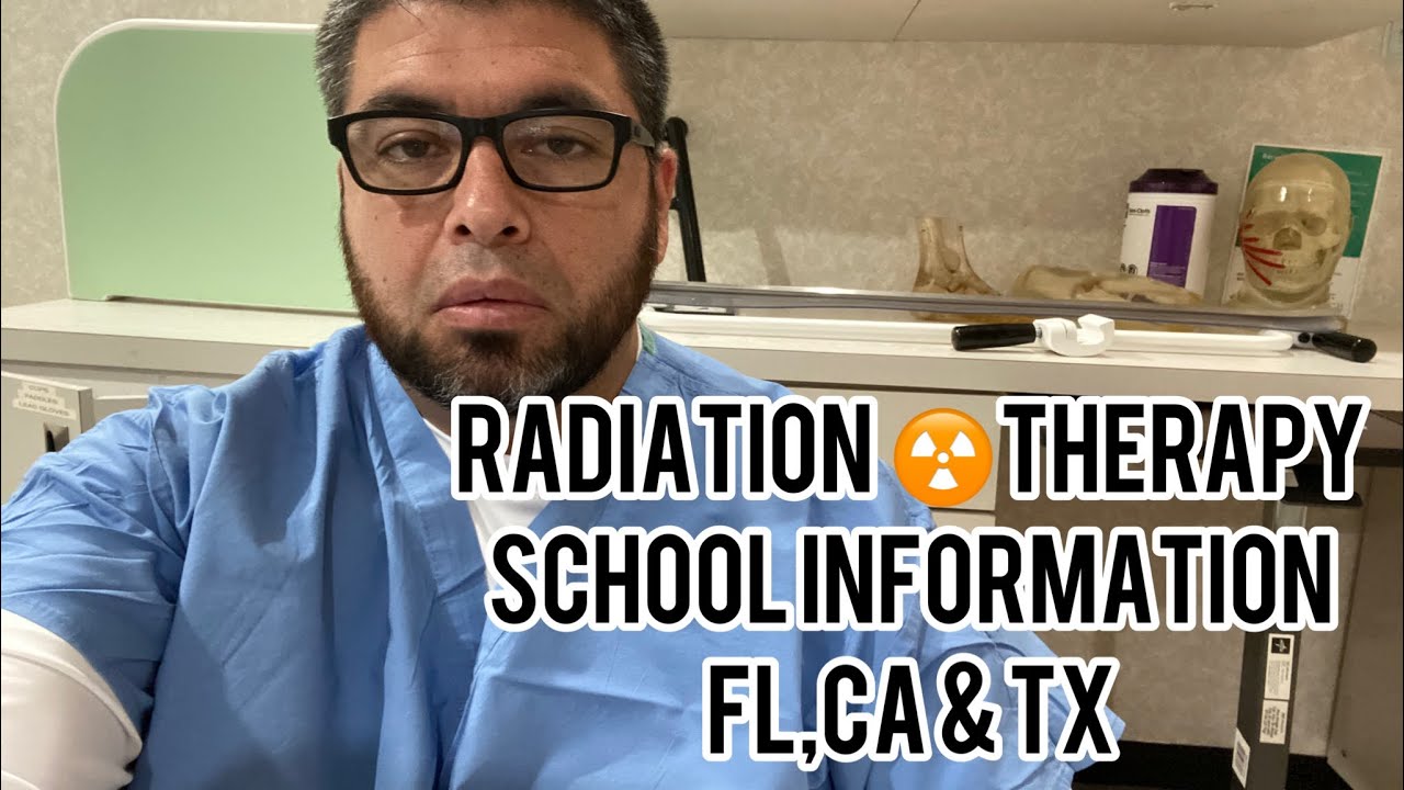 RADIATION ☢️ THERAPY SCHOOL INFORMATION & SALARY FOR FL, CA & TX‼️👀