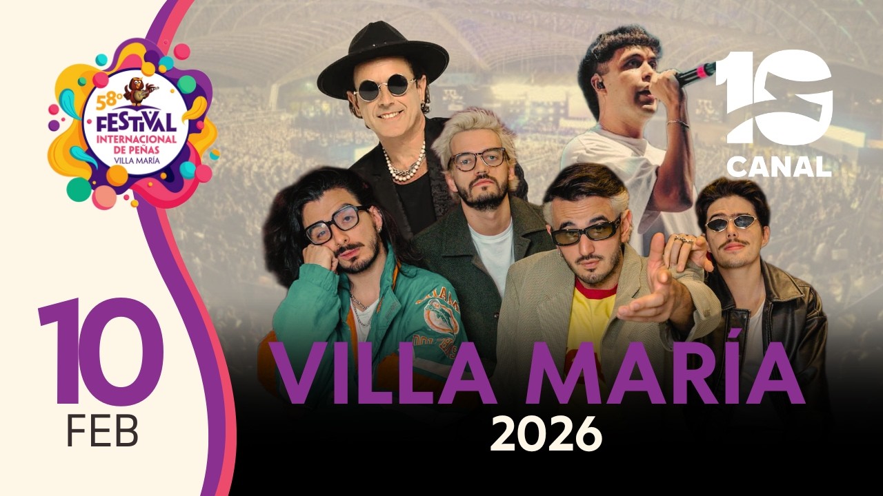 VILLA MARÍA 2026 | MARTES 10: Morat, Coti, Juli Cardozo