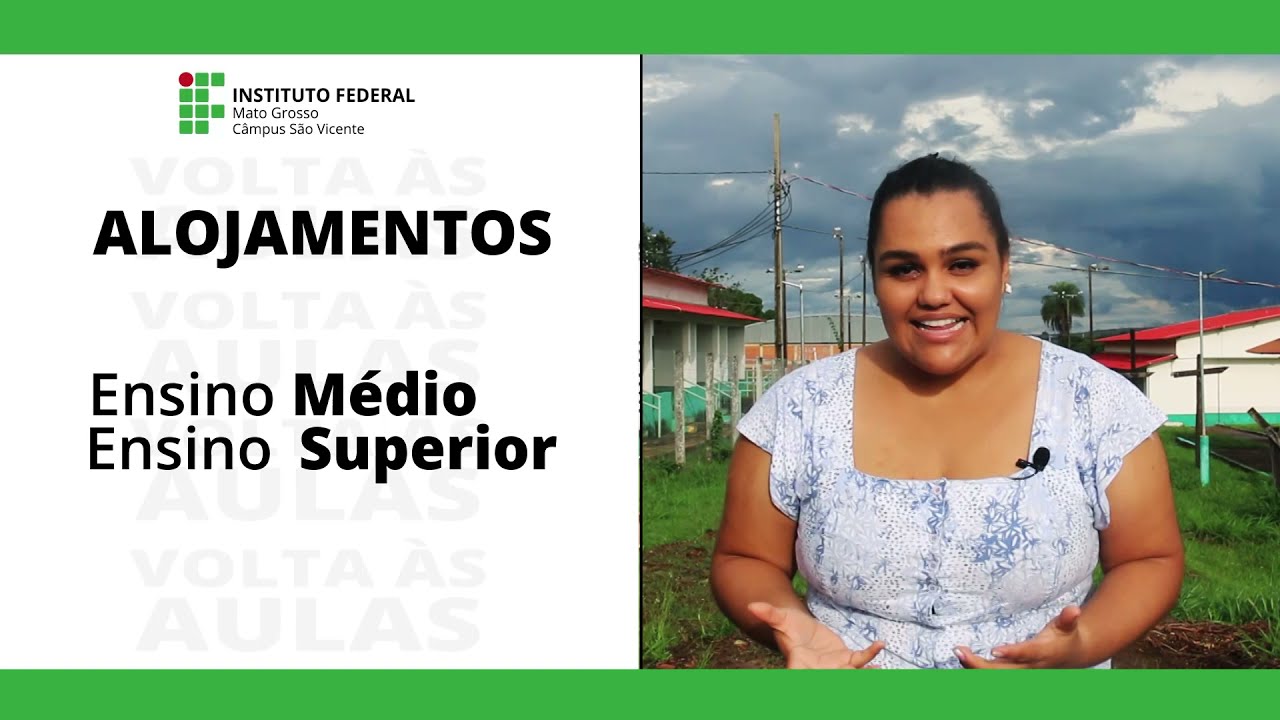 Moradia Interna no IFMT S&atilde;o Vicente - Instru&ccedil;&otilde;es Gerais