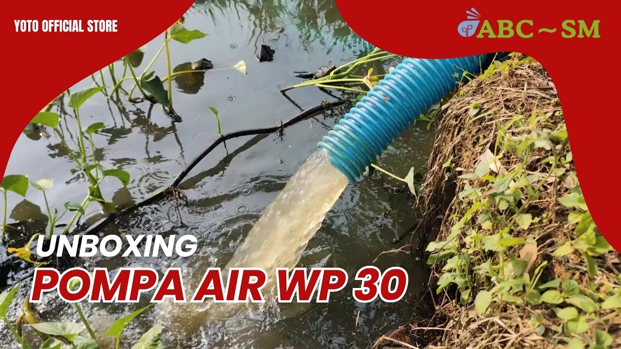 ABC-SM WP 30 - Pompa Air Bertenaga, Hasil Lebih Maksimal