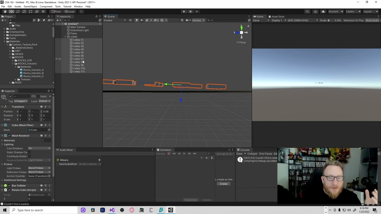 Creating Obstacles & Other Fun Things to do in Unity with Jeremy Bregermann