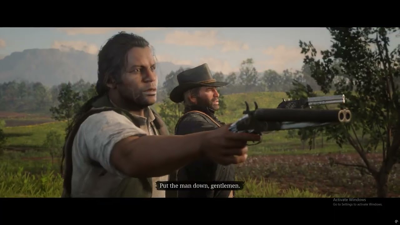 Dutch ask Arthur with Charles to go to Trelawny and ask more information about the bounty hunters
