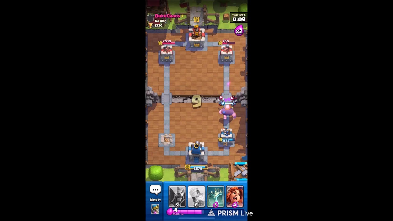 CLASH ROYALE LIVE! 👑 Pushing to NEW ARENA! (Clash with Danny)