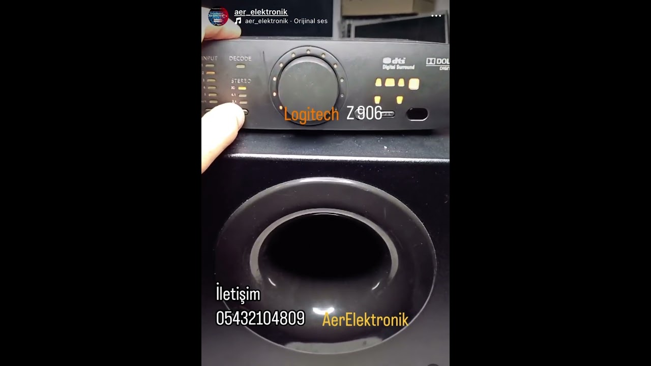 #logitech Z906 Tamiratı iletişim 05432104809