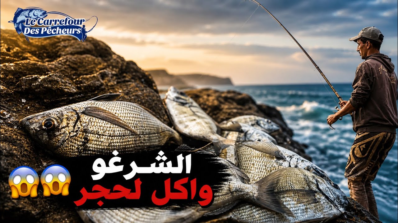 ماكاين غير قوس قوس .. رحلة جديدة للصيد بالقصبة بسواحل ميرلفتPeche A Mirleft 2023 😍😍