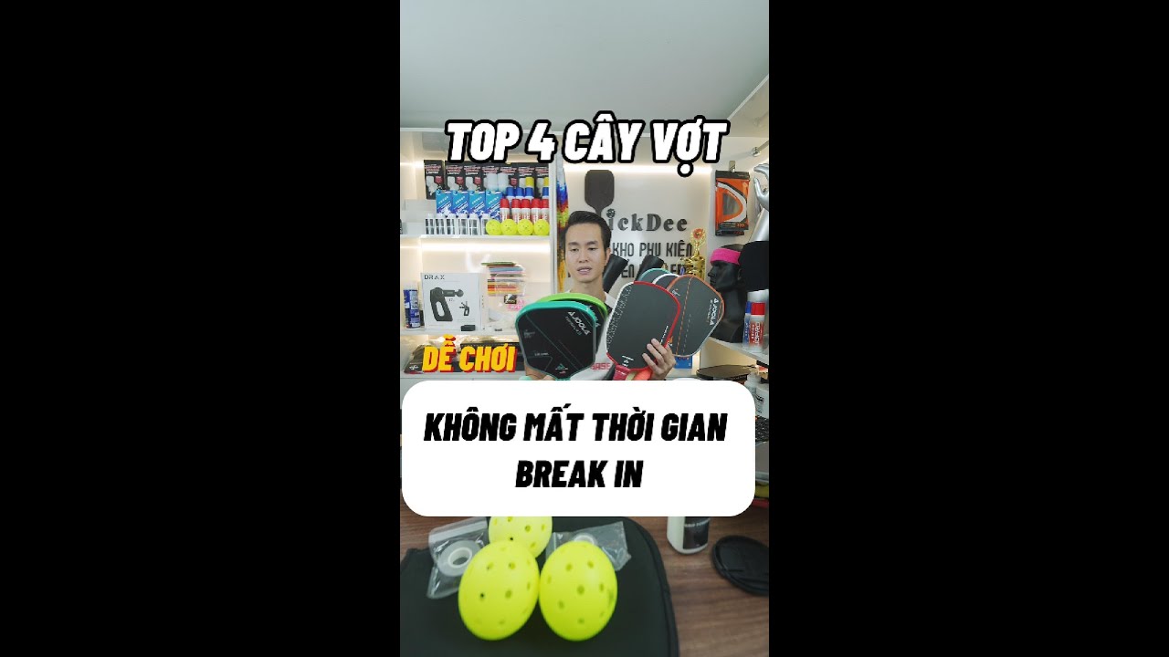 TOP 4 CÂY VỢT DỄ CHƠI MÀ MÌNH ĐÃ TRẢI NGHIỆM | PICKDEE