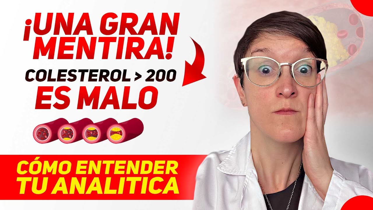 Las GRANDES mentiras del colesterol. Te enseño a interpretar tu ANALÍTICA