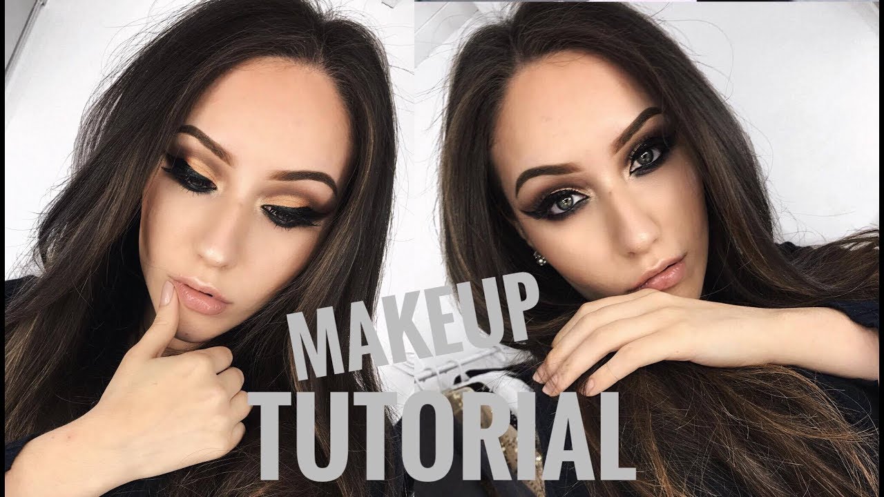 MAKEUP TUTORIAL // EN TONOS DORADOS PARA LA NOCHE | Melina Quiroga Makeup