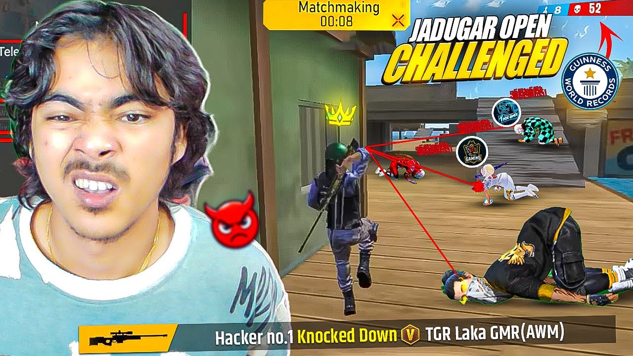 Jadugar Openly Challenge Youtuber😱 52 kills on Single Lobby😡 Laka Gamer