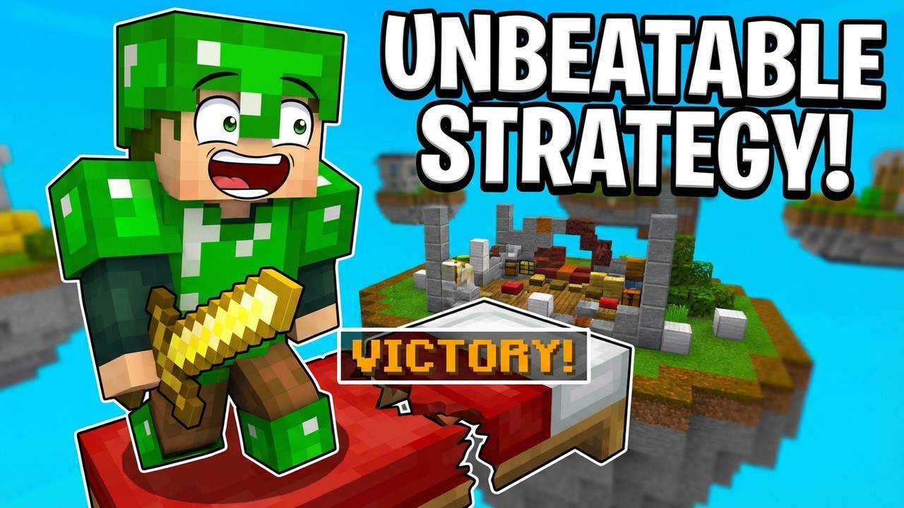 I Won EVERY Bedwars Match With This Strategy! (MINECRAFT PVP)