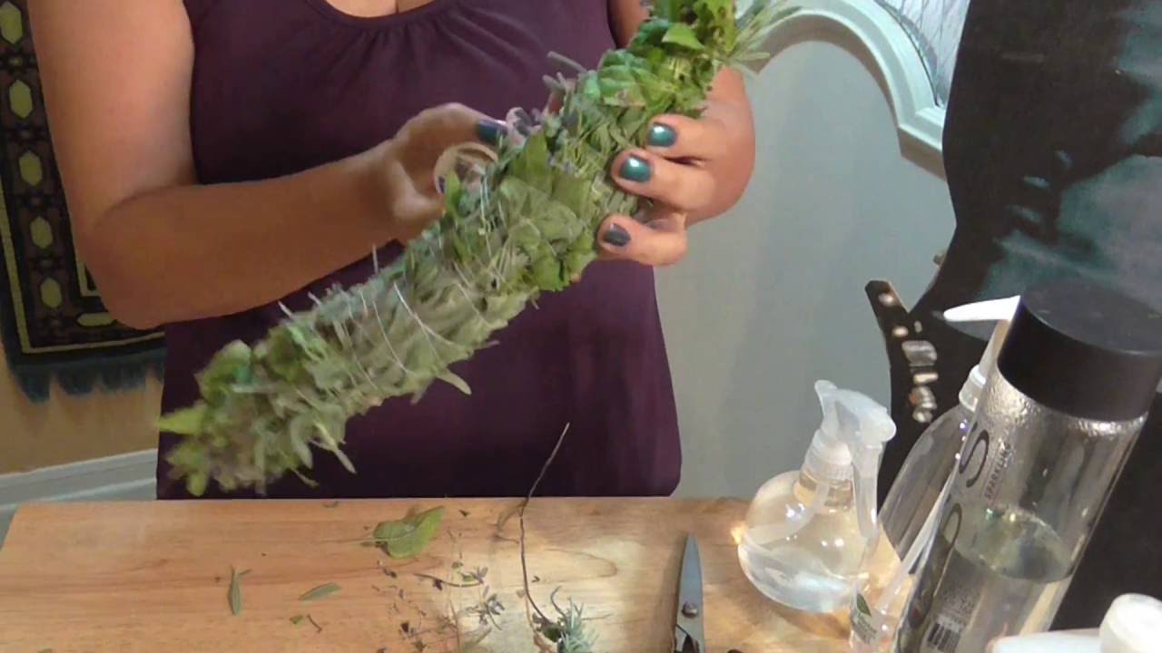 Making your own Smudge Stick and Angel Cleansing Clearing Mist (Elixir)