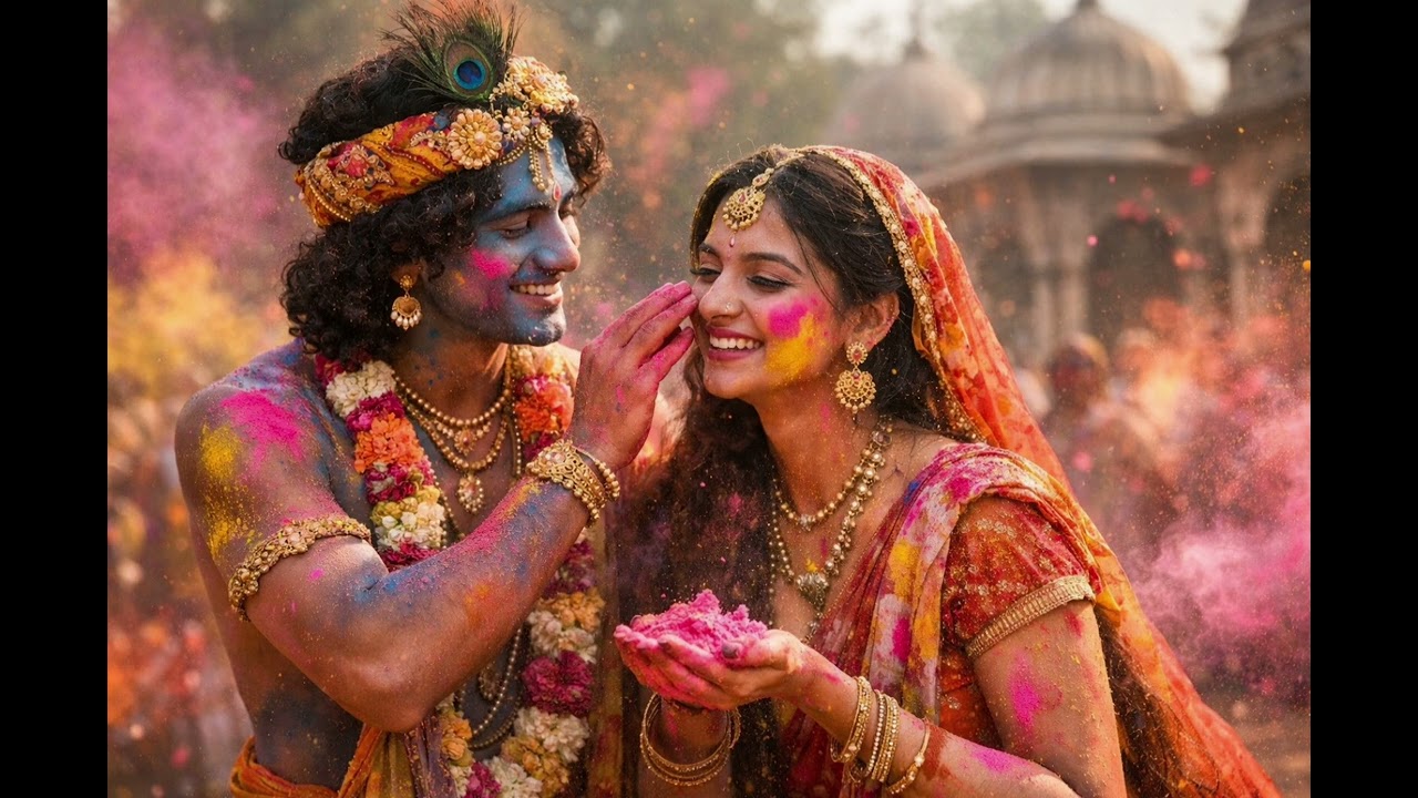 राधे कृष्णा प्रेम भजन 🩵💛 | दिल को छू लेने वाला गीत #radhekrishna #Krishnabhakti #love 