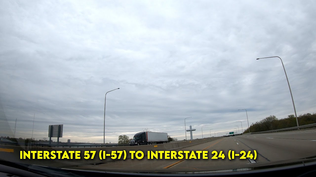 Interstate 57 (I-57) to Interstate 24 (I-24) Illinois & Kentucky | Conociendo Caminos