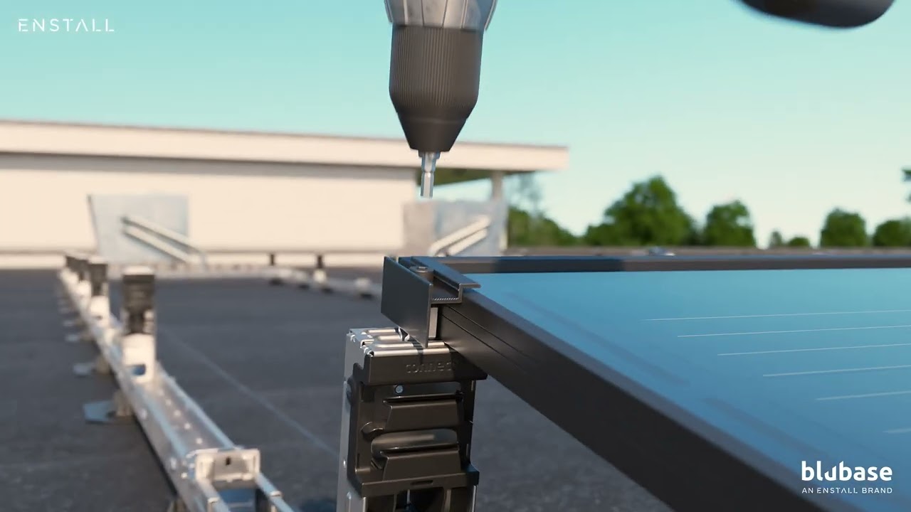 Blubase | Connect XL | Montagesystem für Flachdächer | Landscape
