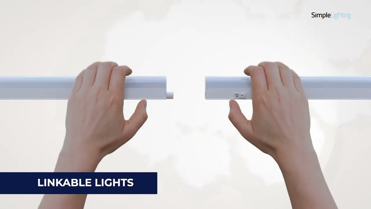 Simple Lighting, Linkable LED Under Cabinet Light Fitting
