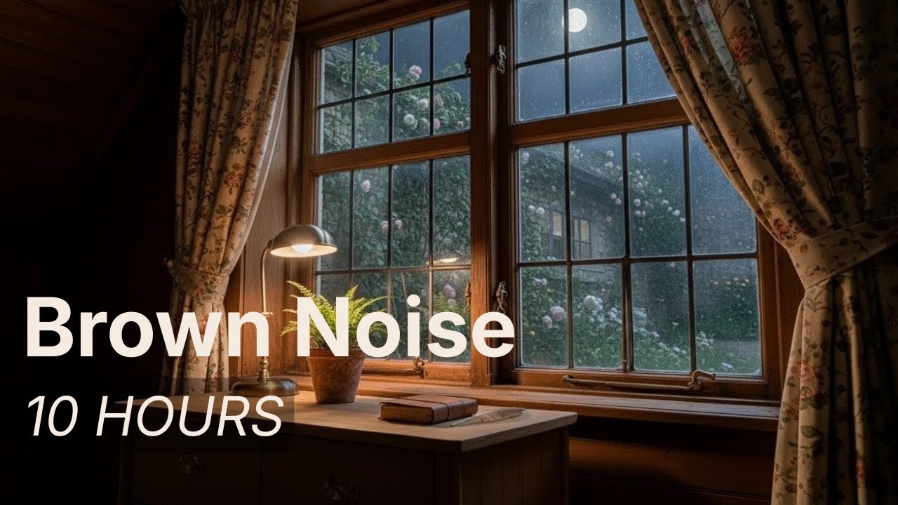 Brown Noise for Sleep | Deep Low Frequency Sound (10 Hours)