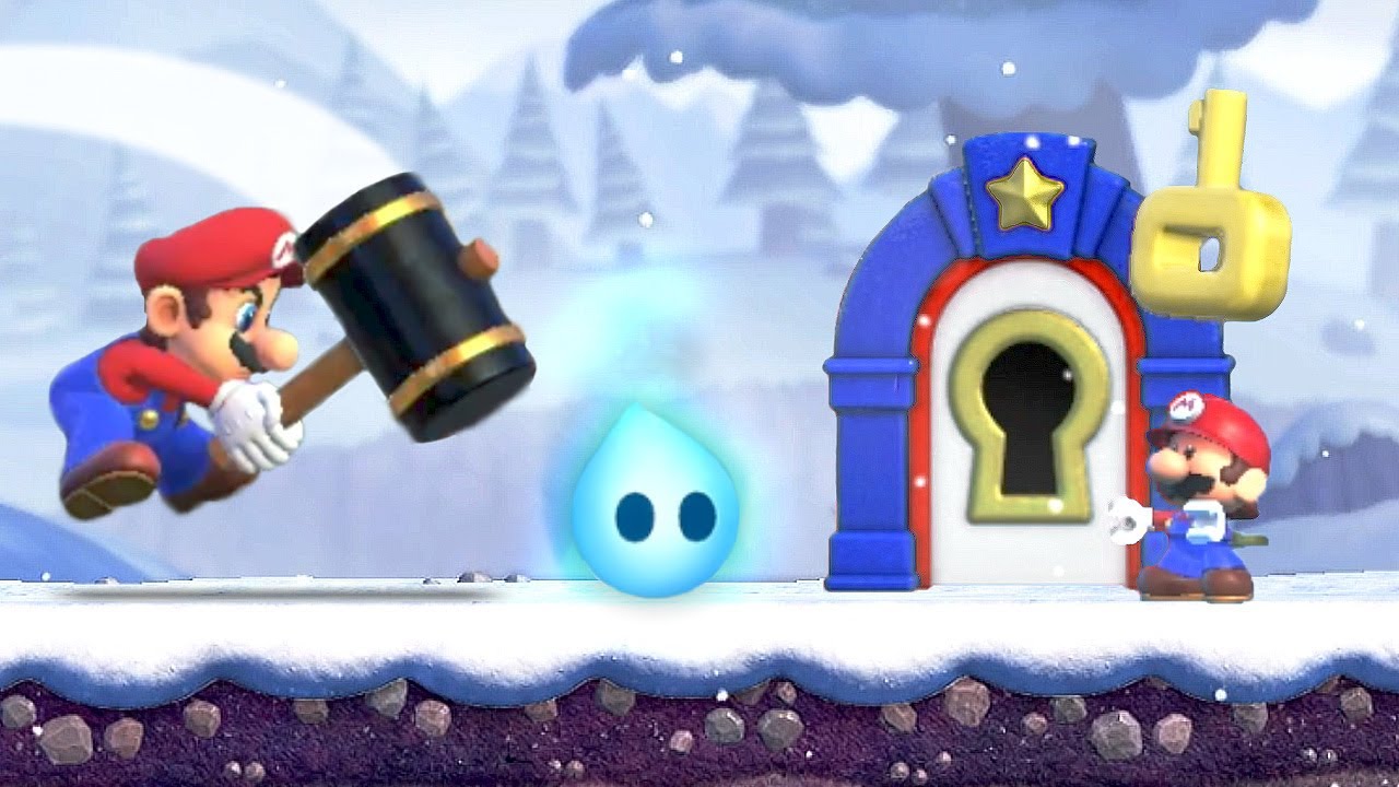 Mario vs. Donkey Kong (Switch) - World 6+: Slippery Summit Plus (All Gold Stars)