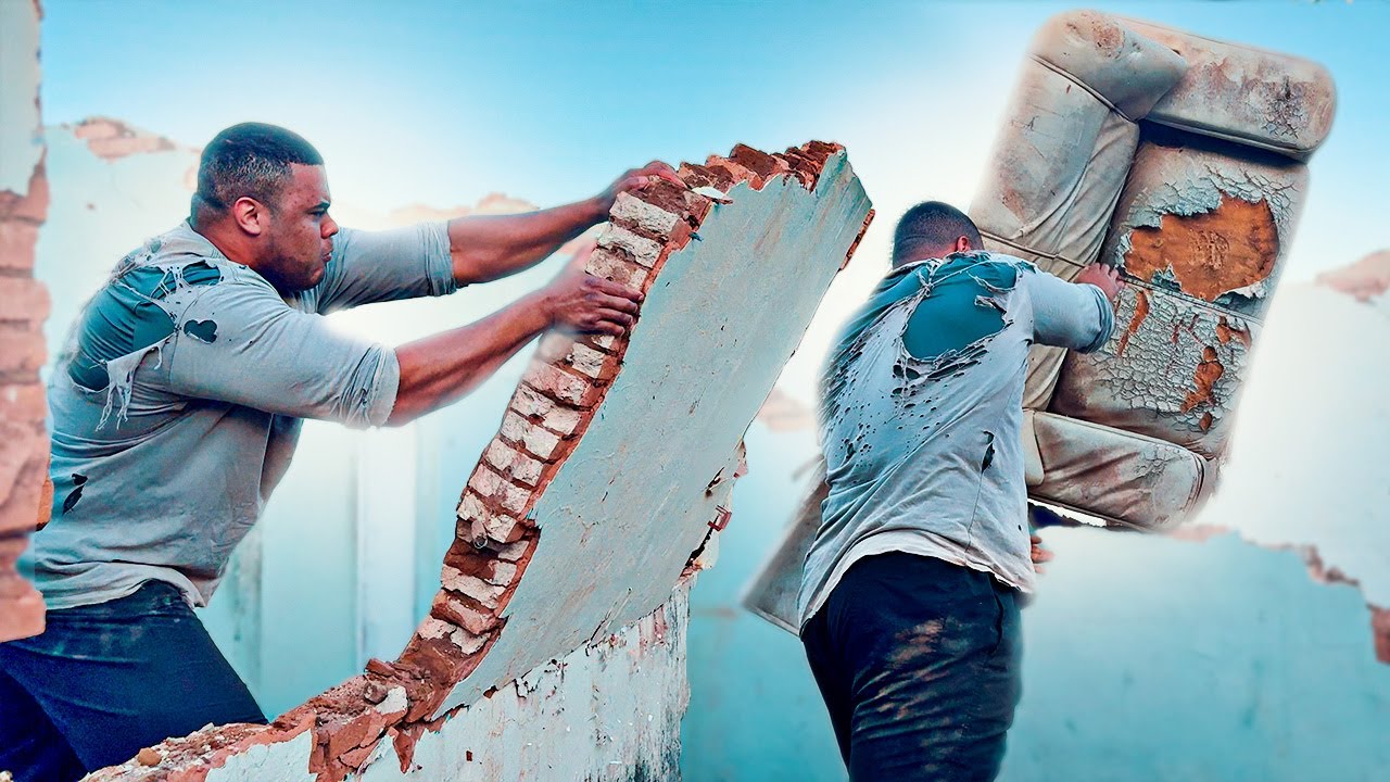 BITELO DESTRUIU A CASA NO TAPA COM SUA FORÇA 