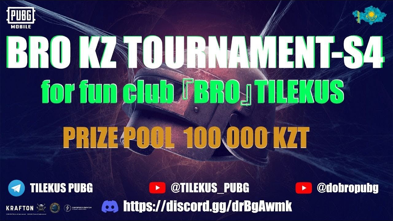 BRO KZ TOURNAMENT-S4 для развлекательного клуба 『BRO』 TILEKUS#pubg #pubgmobilevideo