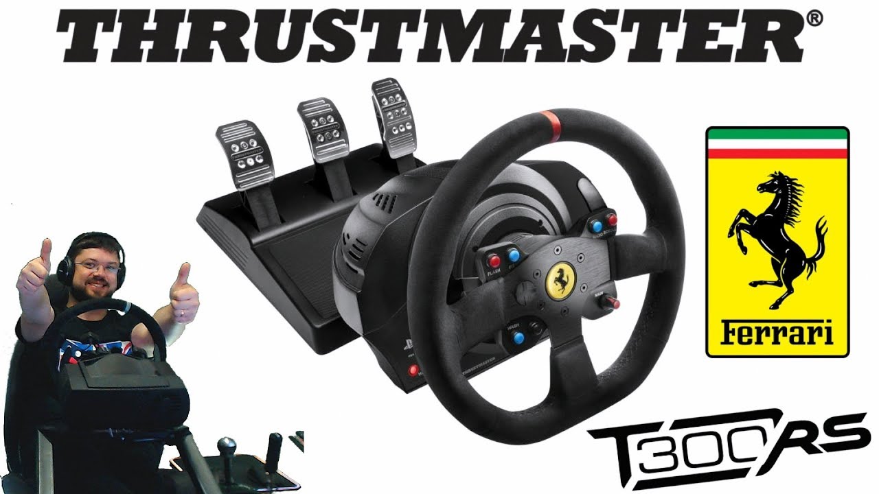 Топовый руль - ThrustMaster T300 Ferrari Integral Racing Wheel Alcantara Edition на шару
