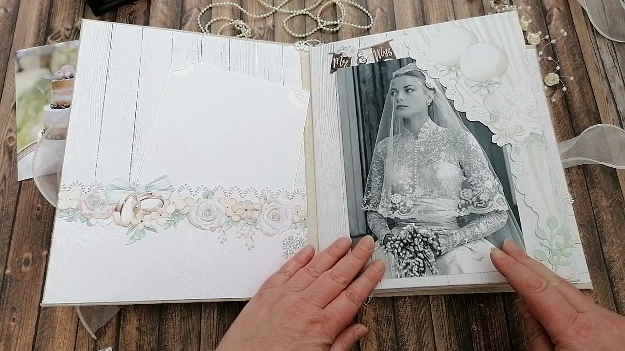 Large Wedding Album with paper collection 