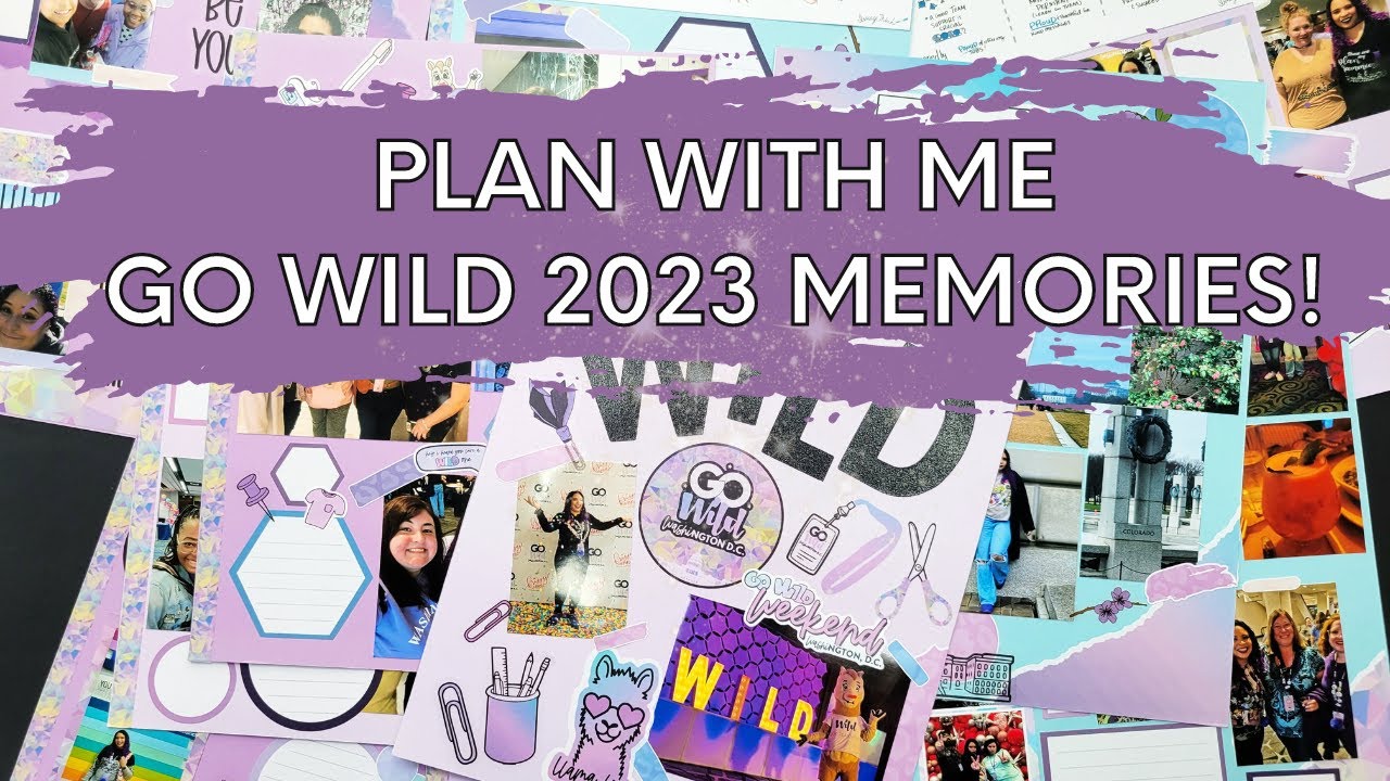 PLAN WITH ME- GO WILD 2023 MEMORY PLANNING!