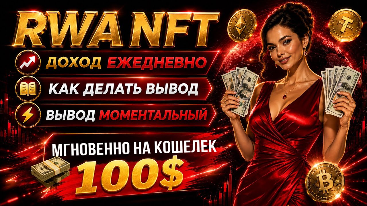 RWA NFT Заработок в интернете FinPro FinFlow Вывод на кошелек
