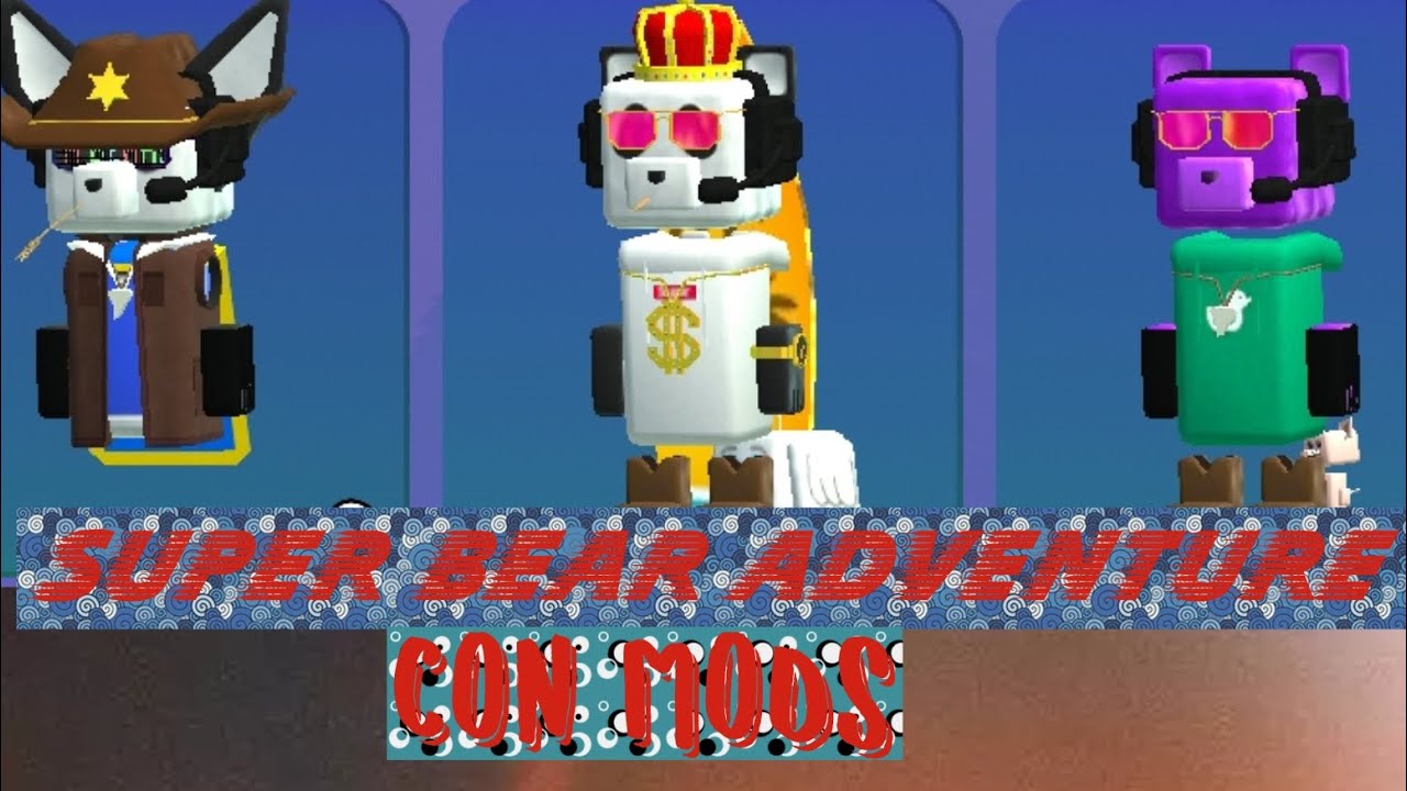 Super bear adventure:artículos secretos y legendarios