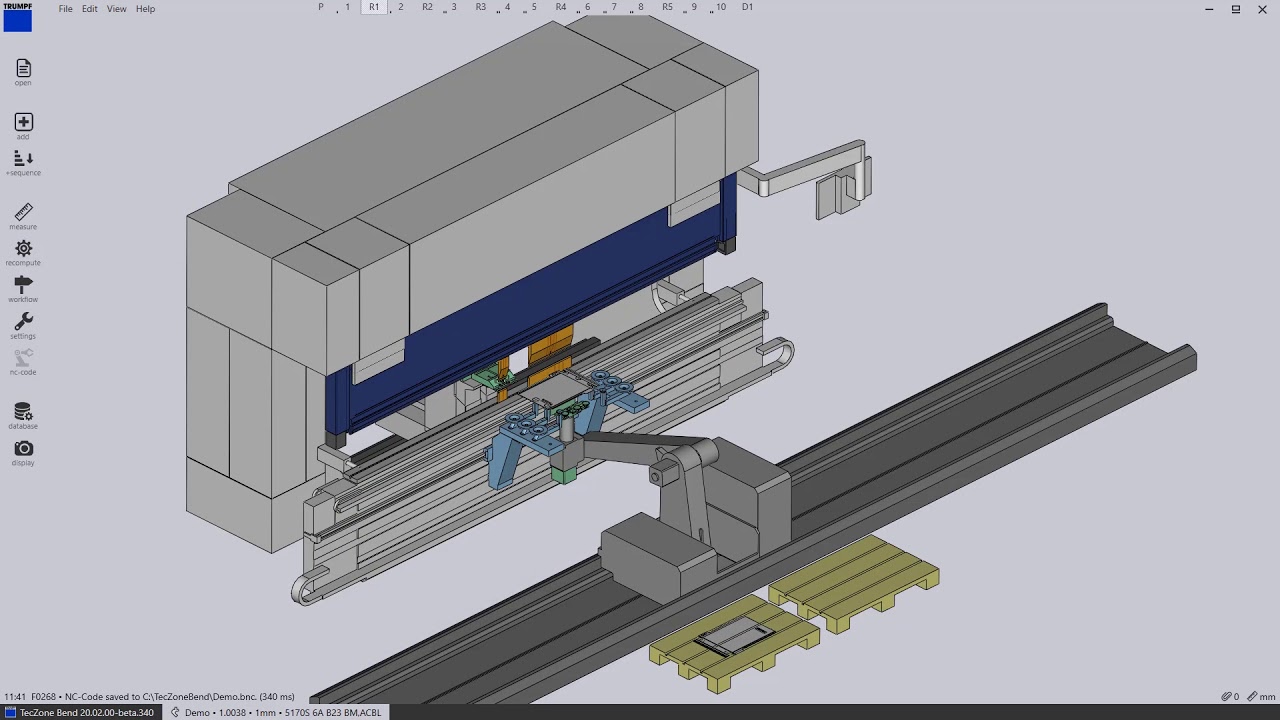 TRUMPF Bending: TecZone Bend for the TruBend Cell 5000