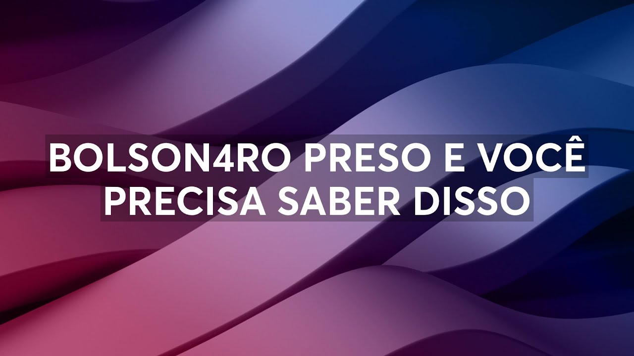 BOLSON4RO PRESO E VOC&Ecirc; PRECISA SABER DISSO
