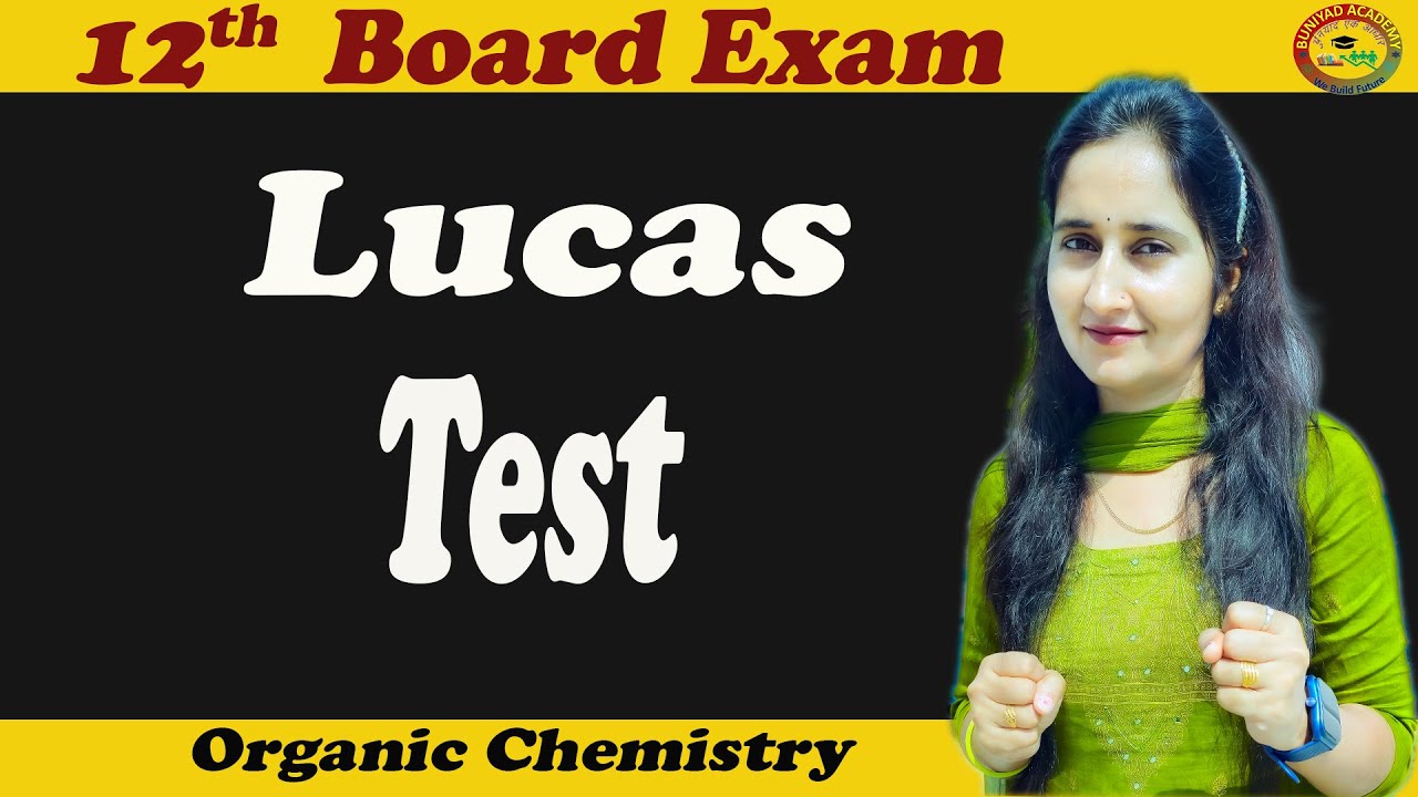 Lucas Test || Test for Alcohol | Identify Alcohols | board exam | NEET | JEE | 12th Chemistry