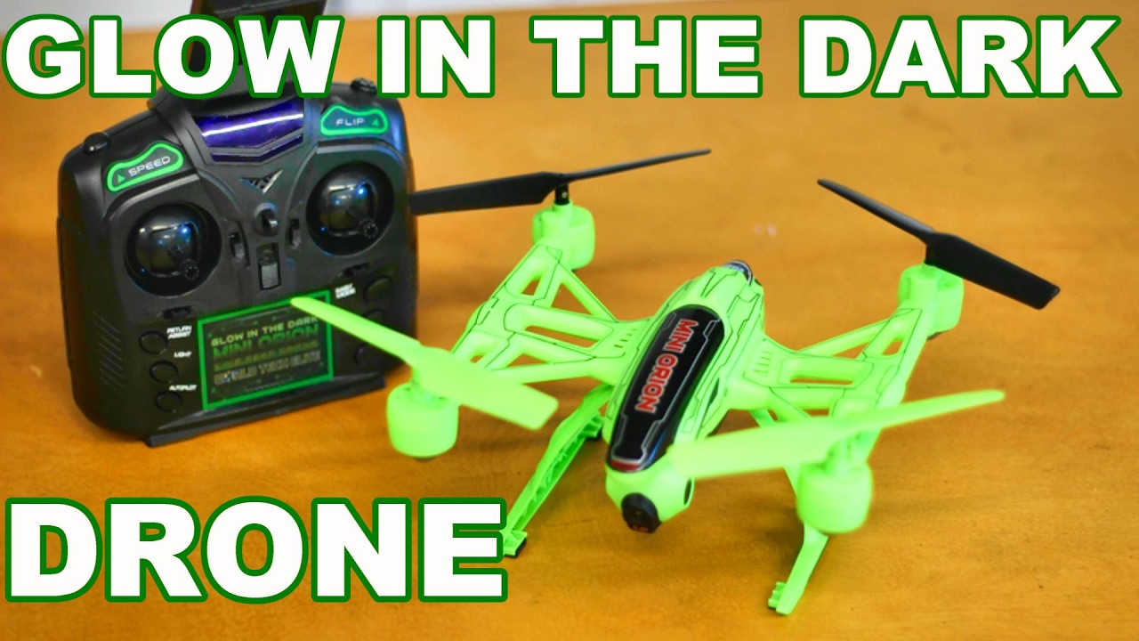 Glow in the Dark Live View Drone - HobbyTron Mini Orion - TheRcSaylors