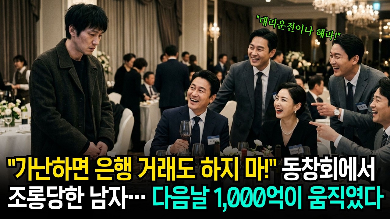 &ldquo;가난하면 은행 거래도 하지 마라&rdquo; 동창회에서 조롱당한 남자&hellip; 다음 날 1,000억이 움직였다