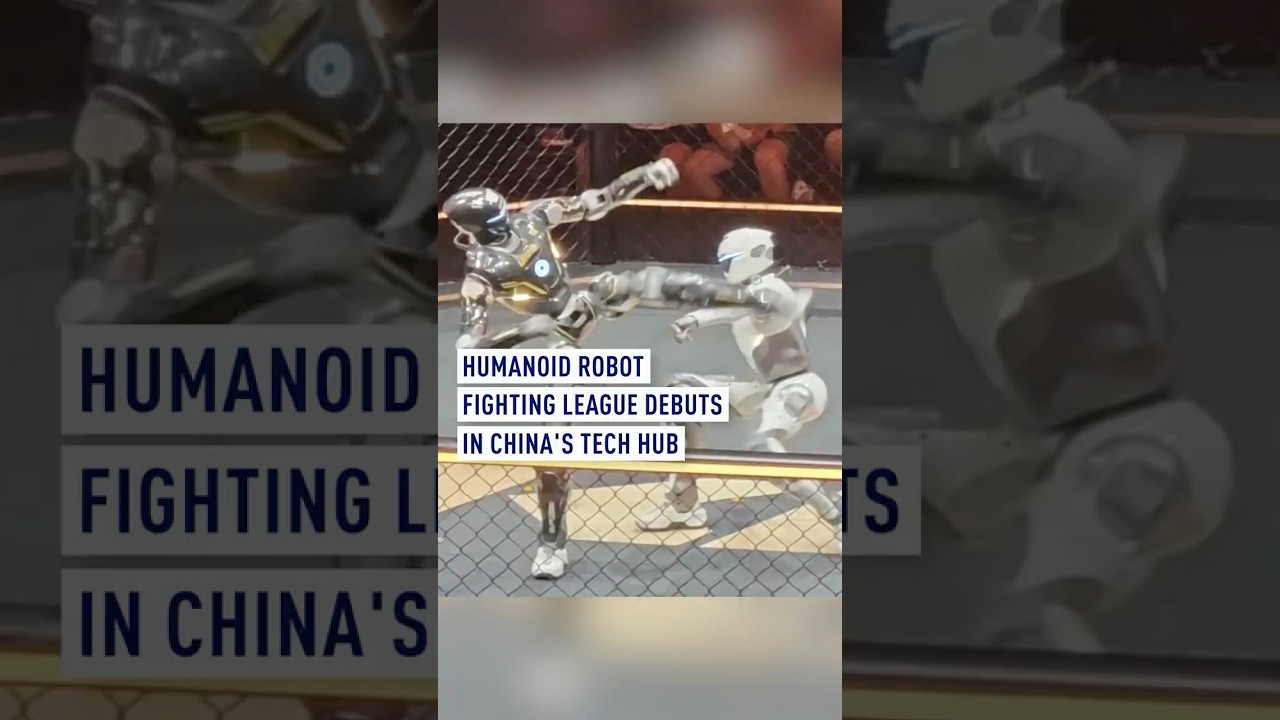 Humanoid robot fighting league debuts in China's tech hub