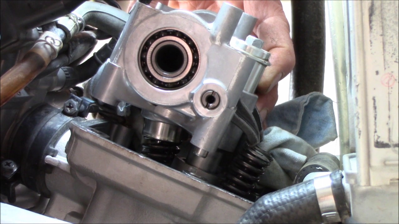 CRF150R shimming valves part 2/2