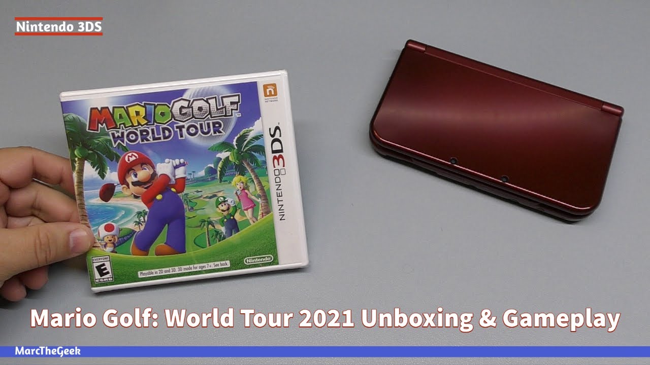 Mario Golf World Tour 2021 Unboxing & Gameplay