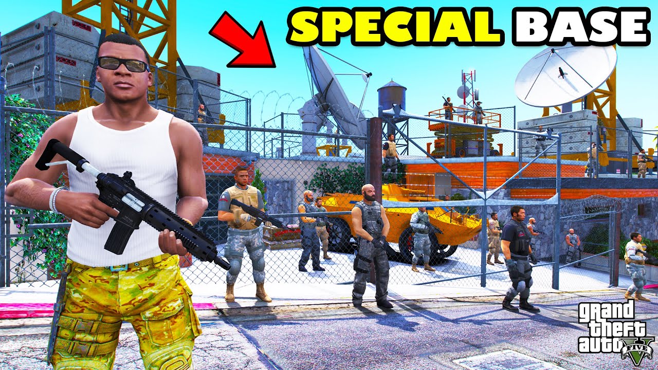 Franklin Upgrade His House To SPECIAL FORCE Base In GTA 5 | SHINCHAN and CHOP