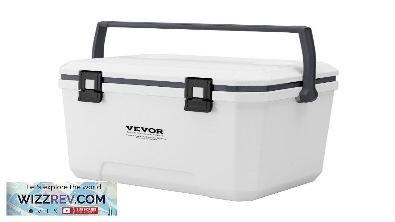 VEVOR Portable Hard Cooler  38QT with Ice Retention