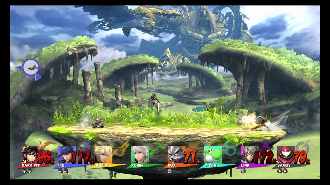 Super Smash Bros. for Wii U - 8 Player Smash: Gaur Plains Omega Form