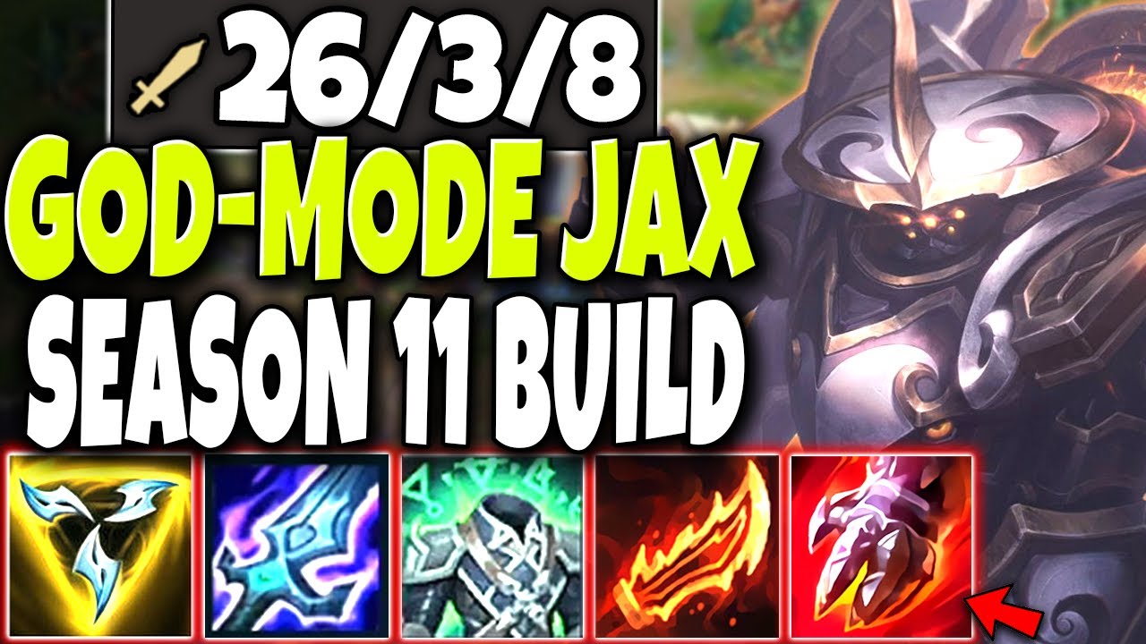 Carry 1v9 with this Season 11 GOD-MODE Jax New Build 🔥 LoL Best Top Jax Preseason s11 Gameplay