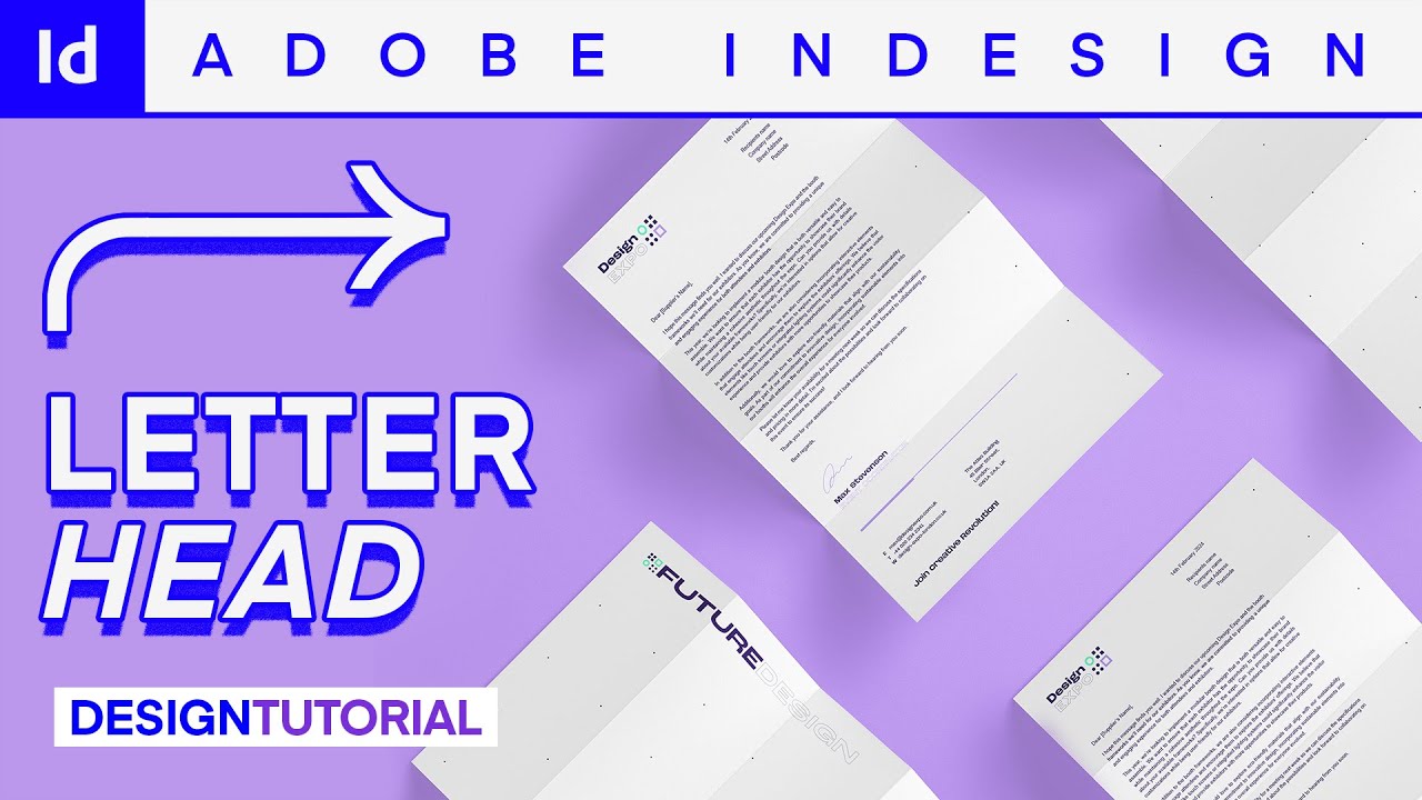 Create a LETTERHEAD Design  |  Design Tutorial  |  Adobe InDesign