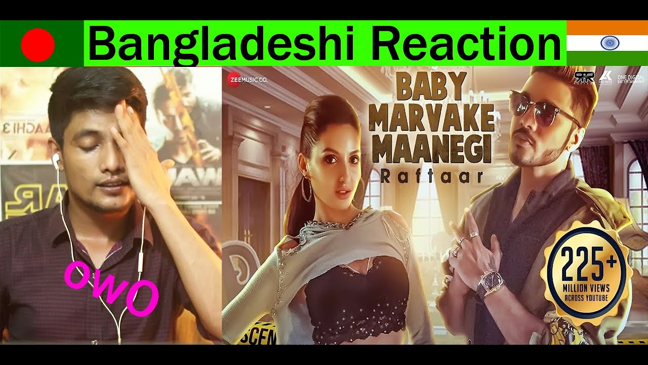 Baby Marvake Maanegi REACTION ll Raftaar x Nora Fatehi  Remo D'souza || J4B Reaction