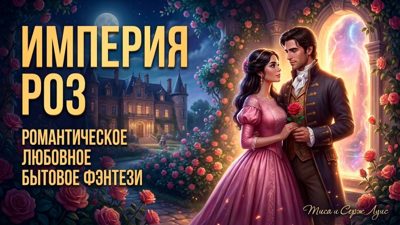 Любовное фэнтези про попаданку — полная аудиокнига «Империя роз герцогини»