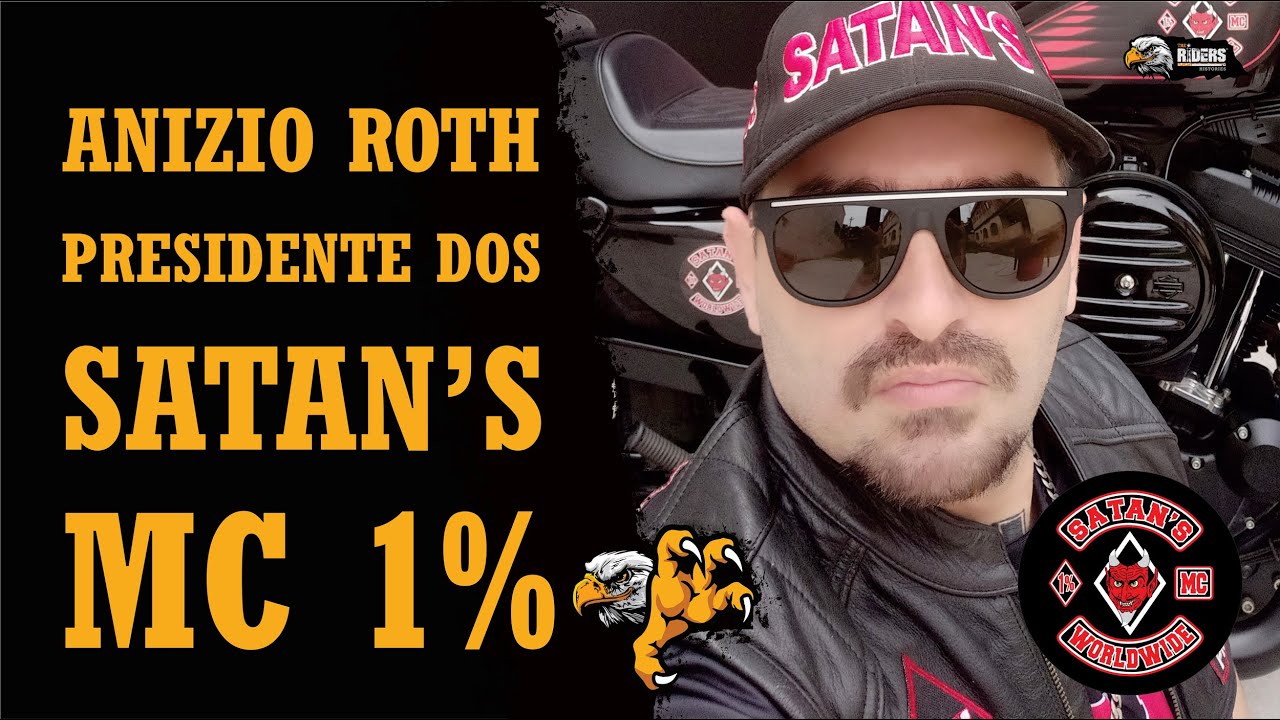Anizio Roth Presidente dos SATAN'S MC 1%