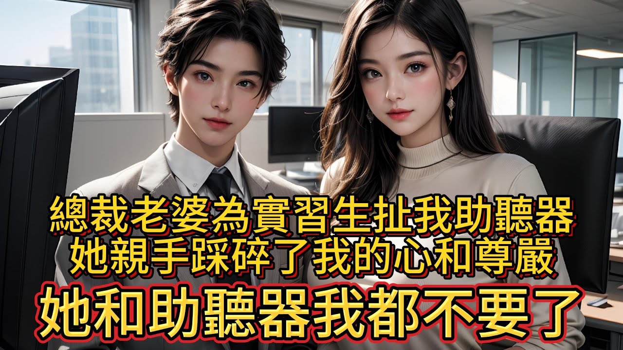 總裁老婆為實習生扯我助聽器，她親手踩碎了我的心和尊嚴，她和助聽器我都不要了。
