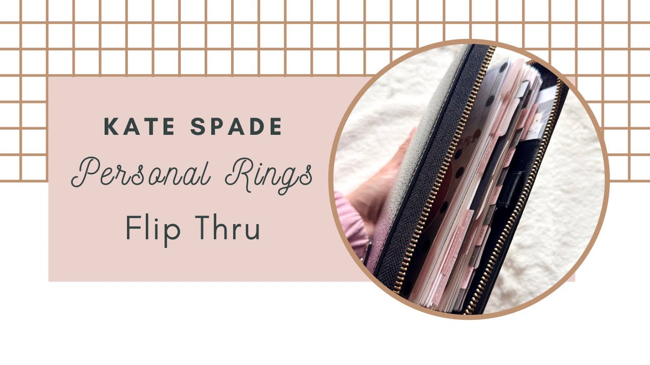 Kate Spade Personal Rings Flip Thru