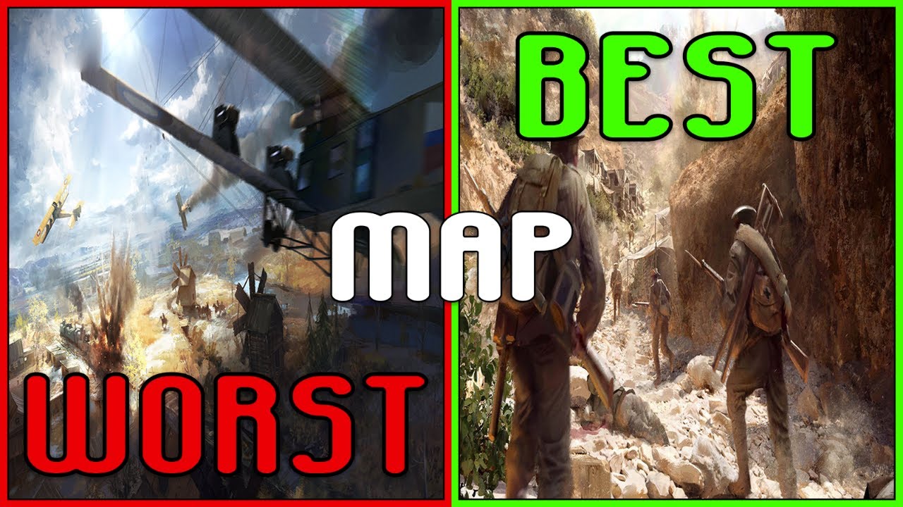 BATTLEFIELD 1: RANKING EVERY MAP FROM WORST TO BEST!
